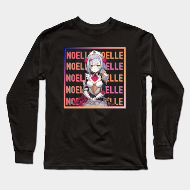 Genshin Impact Noelle Long Sleeve T-Shirt by ctrlzie